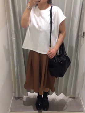 「アパートバイローリーズ」｜「アイテム（その他シューズ）」を使った、ka☺︎さん（レディース・153cm）の夏コーディネート