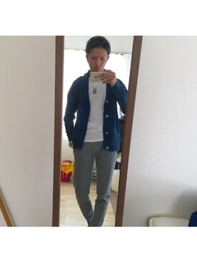 「DOWBL（ダブル）のアイテム（ニット/セーター）」を使った、TAISEIさん（メンズ・171cm）の春コーディネート