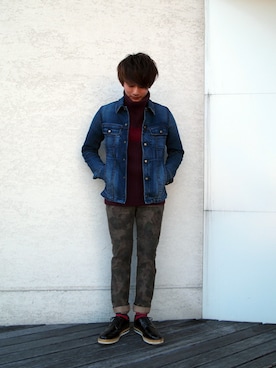 「アイテム（その他アウター）」を使った、mackeyさん（メンズ・170cm・20代）の冬コーディネート