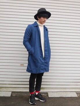 「アイテム（その他アウター）」を使った、mackeyさん（メンズ・170cm・20代）の冬コーディネート