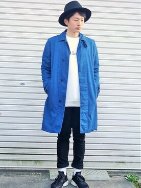 「アイテム（その他アウター）」を使った、mackeyさん（メンズ・170cm・20代）の春コーディネート