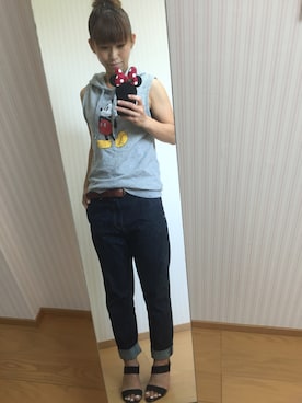 miy☺︎さん（レディース・160cm）の夏コーディネート