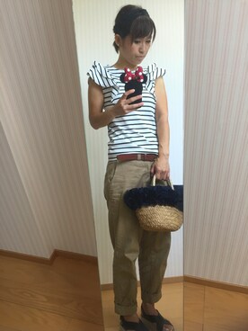 miy☺︎さん（レディース・160cm）の夏コーディネート