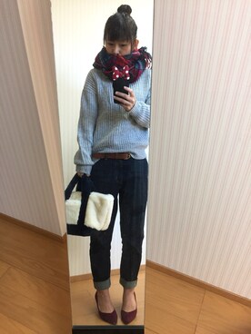 miy☺︎さん（レディース・160cm）の秋コーディネート