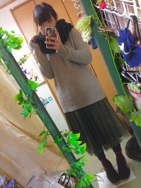 みくこさん(レディース・155cm)の冬コーディネート