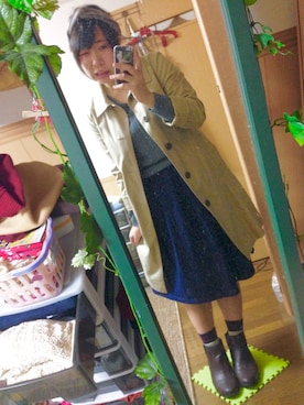 みくこさん（レディース・155cm）の秋コーディネート