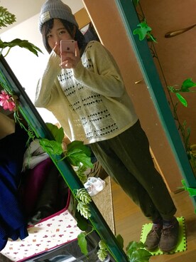 みくこさん（レディース・155cm）の冬コーディネート