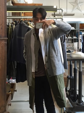 「アイテム（その他アウター）」を使った、HYUNKYOON KIMさん（メンズ・174cm・20代）の夏コーディネート