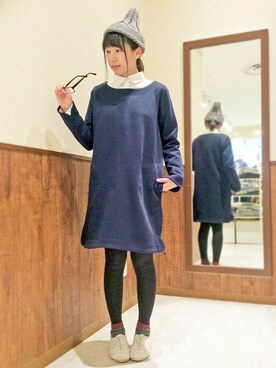 mihoさん（レディース・160cm）の冬コーディネート