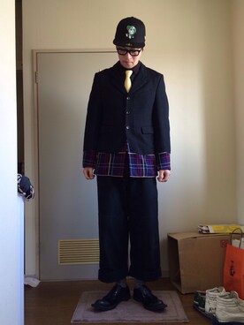 redramenman(元)さん（メンズ・178cm）の冬コーディネート