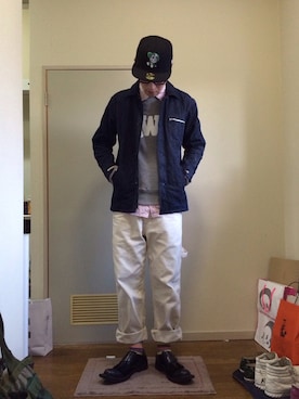 redramenman(元)さん（メンズ・178cm）の冬コーディネート