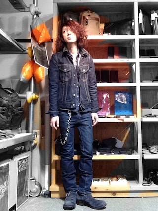 RUDE GALLERY　チバユウスケ着用　ダメージ加工 デニムジャケット RUDE GALLERY チバユウスケ着用 ダメージ加工 デニムジャケット