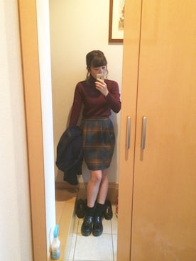 「Crisp」｜yuyu☺︎さん（レディース・156cm）の秋コーディネート