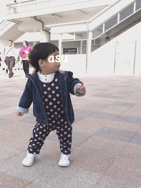 **MiKU&ASU☺︎さんの（UNIQLO | ユニクロ）を使ったコーディネート