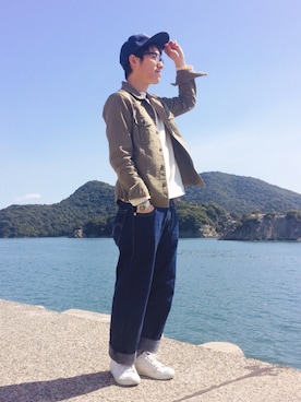 ここすけさん（メンズ・170cm）の春コーディネート