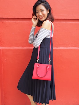 「ZALORA（-）のアイテム（つなぎ/オールインワン）」を使った、patrine chooさん（レディース・163cm）の秋コーディネート