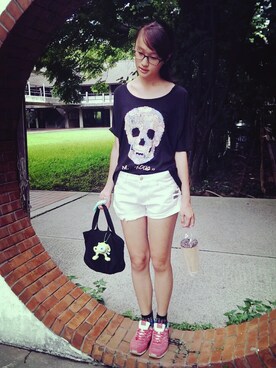 ZHUさん（レディース・171cm）の夏コーディネート