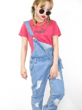 「A.D.G」｜「アイテム（Tシャツ/カットソー）」を使った、A.D.Gさん（レディース・150cm）の夏コーディネート