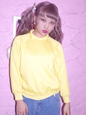 「A.D.G（エーディージー）のアイテム（スウェット）」を使った、A.D.Gさん（レディース・150cm）の冬コーディネート