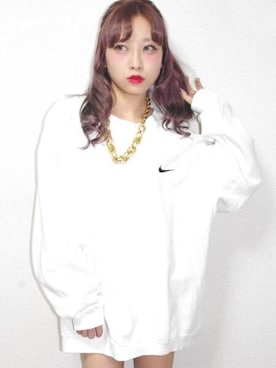 「A.D.G（エーディージー）のアイテム（スウェット）」を使った、A.D.Gさん（レディース・150cm）の冬コーディネート