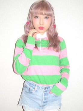 「A.D.G（エーディージー）のアイテム」を使った、A.D.Gさん（レディース・150cm）の春コーディネート