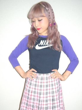 「A.D.G」｜「アイテム（Tシャツ/カットソー）」を使った、A.D.Gさん（レディース・150cm）の春コーディネート