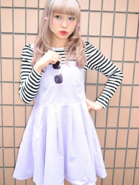 「A.D.G」｜「アイテム（ワンピース/ドレス）」を使った、A.D.Gさん（レディース・150cm）の春コーディネート