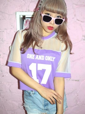 「A.D.G」｜「アイテム（Tシャツ/カットソー）」を使った、A.D.Gさん（レディース・150cm）の春コーディネート
