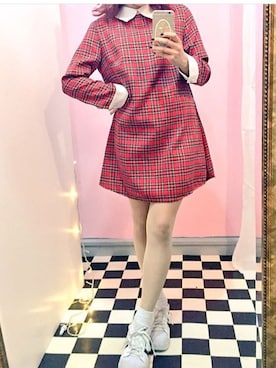 「A.D.G」｜「アイテム（ワンピース/ドレス）」を使った、A.D.Gさん（レディース・150cm）の秋コーディネート