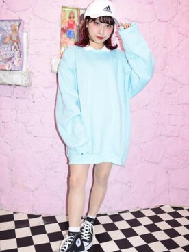 「A.D.G（エーディージー）のアイテム（帽子）」を使った、A.D.Gさん（レディース・150cm）の秋コーディネート
