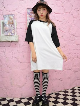 「A.D.G」｜「アイテム（Tシャツ/カットソー）」を使った、A.D.Gさん（レディース・150cm）の冬コーディネート
