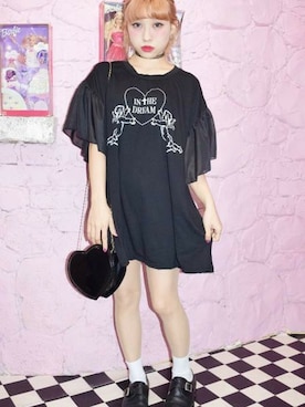 「A.D.G」｜「アイテム（ワンピース/ドレス）」を使った、A.D.Gさん（レディース・150cm）の冬コーディネート