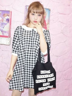 「A.D.G」｜「アイテム（ワンピース/ドレス）」を使った、A.D.Gさん（レディース・150cm）の冬コーディネート