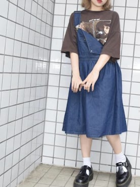 「原宿」｜A.D.Gさん（レディース・150cm）の夏コーディネート