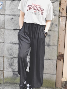 「A.D.G」｜「アイテム（パンツ）」を使った、A.D.Gさん（レディース・150cm）の夏コーディネート