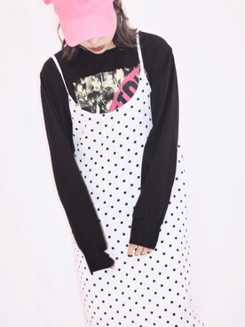 「A.D.G（エーディージー）のアイテム（帽子）」を使った、A.D.Gさん（レディース・150cm）の夏コーディネート