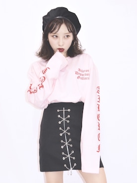 「A.D.G（エーディージー）のアイテム（帽子）」を使った、A.D.Gさん（レディース・150cm）の秋コーディネート