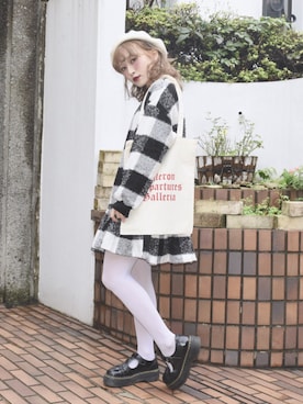 「A.D.G（エーディージー）のアイテム（帽子）」を使った、A.D.Gさん（レディース・150cm）の秋コーディネート