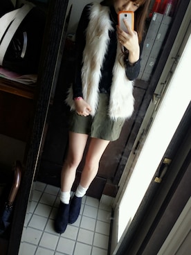 「サイドゴアショートブーツ」｜natsumiさん（レディース・167cm）の秋コーディネート