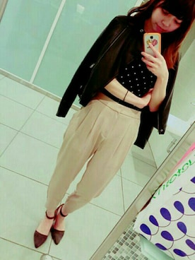 「クロップドパンツ」｜natsumiさん（レディース・167cm）の春コーディネート
