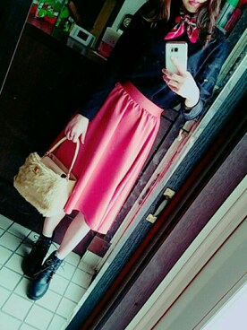 「ボウタイ」｜natsumiさん（レディース・168cm）の秋コーディネート