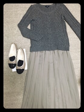 「BENEBIS（ベネビス）のアイテム」を使った、edvisさん（レディース・165cm）の冬コーディネート