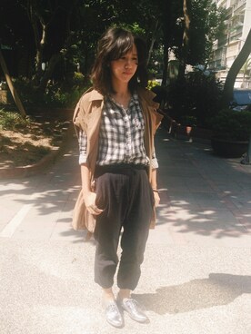「hair style」｜Amber.Tさん（レディース・155cm）の秋コーディネート