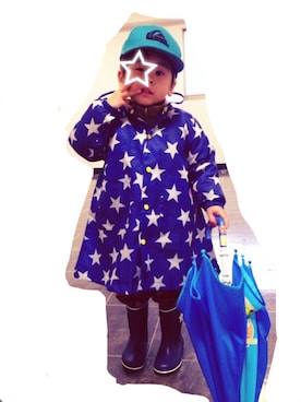 「BEAMS（ビームス）のアイテム（シューズ）」を使った、ricaさん（キッズ・100cm）の夏コーディネート