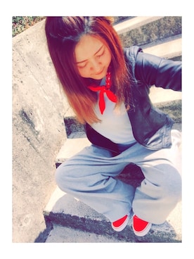 𓇼 Ꮇ Ꭵ Ꮓ Ü Ꮶ Ꭵ 𓇼 さん（レディース・154cm）の春コーディネート