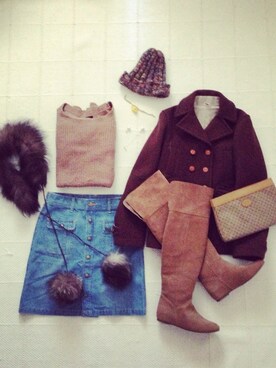 Ｒさん（レディース・161cm）の冬コーディネート