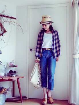 Rさん(レディース・161cm)の夏コーディネート