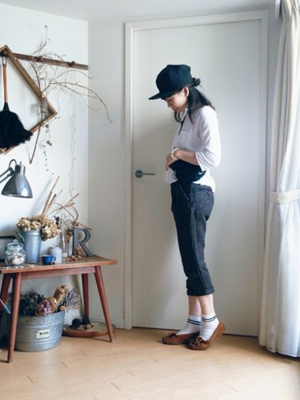 Ｒさんの「FATHERS TAPERED TROUSER CROP 2（Lee）」を使ったコーディネート