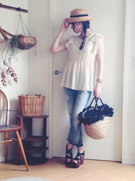 Ｒさん（レディース・161cm）の夏コーディネート