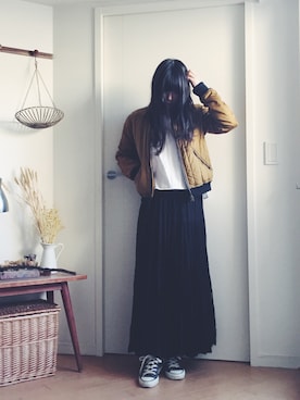 「SEE BY CHLOE（シーバイクロエ）のアイテム（ジャケット/アウター）」を使った、Ｒさん（レディース・161cm）の秋コーディネート